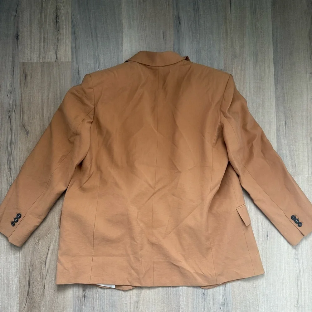 Zara Men’s Camel Color Minimalist Men’s Blazer